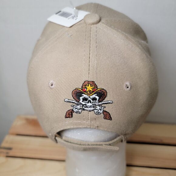 Texas Outlaw Ballcap Embroidered Tan - NEW - Picture 5 of 9